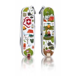 Складной нож Victorinox Classic Nature Adventure 0.6223.L1505